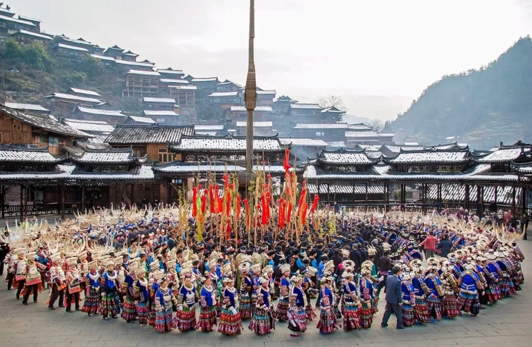 TÂY GIANG THIÊN HỘ MIÊU TRẠI – NGÔI LÀNG NGHÌN NÓC NHÀ GIỮA NÚI RỪNG QUÝ CHÂU 4 苗族非遗 鼓藏节的来龙去脉 2 此生必游56民族 来自小红书网页版